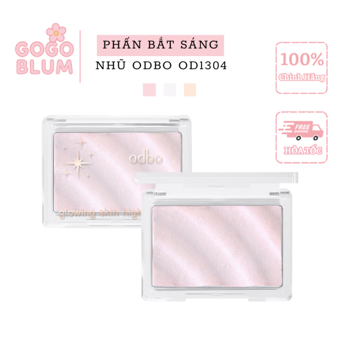 ODBO Phấn bắt sáng Odbo chuẩn Thái Glowing Skin Highlighter OD1304 mịn dễ tán 4.5g