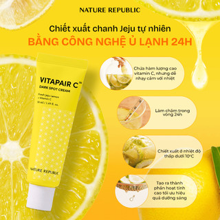  KEM DƯỠNG TRẮNG DA MỜ THÂM SẠM NÁM NATURE REPUBLIC VITAPAIR C DARK SPOT CREAM 50G 