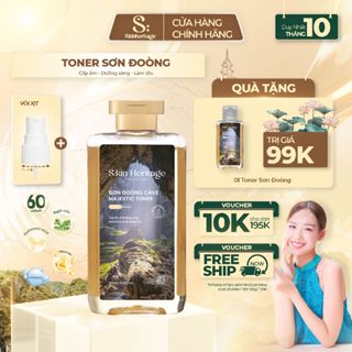 Toner Sơn Đoòng hỗ trợ cấp ẩm sâu và dưỡng sáng cho da dầu mụn S:kin Heritage Sử dụng 60 Lợi Khuẩn 273ml