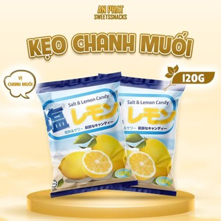  Kẹo chanh muối Lemon 120g ăn vặt cho bé nhập khẩu Malaysia An Gia Sweets Snacks 