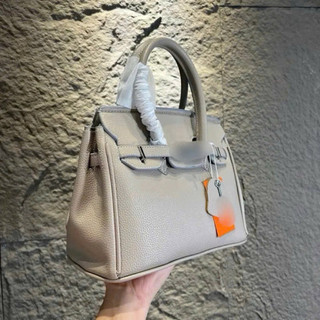 (Full-Box) Túi H dáng Bi.kin da mềm TAG BẠC size 25 cm TẶNG KÈM PHỤ KIỆN cầm tay đeo chéo sang chảnh