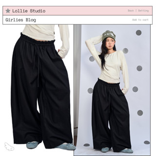  LOLLIE STUDIO - Quần cullotes linen dáng rộng TKQ52 