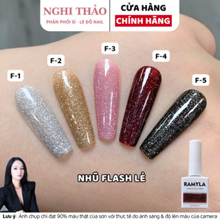 Sơn gel nhũ flash lẻ màu RAMYLA Nghi Thảo Nails