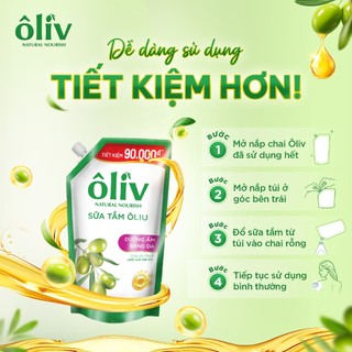 [TÚI REFILL TIẾT KIỆM 90K] Sữa Tắm Dưỡng Da Ôliv Dưỡng Ẩm 800ml