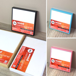  Tấm Canvas Panel  20x20cm  Bằng Ván Gỗ - Đóng Sẵn Khung Thảo Tranh - Canvas Vẽ Tranh Toan Vẽ Tranh 