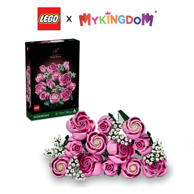 Đồ Chơi Lắp Ráp Bó Hoa Hồng Màu Hồng LEGO BOTANICALS 10374 (789 Chi Tiết)