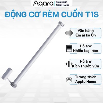 Rèm Cuốn Aqara T1S Roller Shade Controller Quốc Tế CD-M03D, Dễ dàng lắp đặt, Tương thích HomeKit
