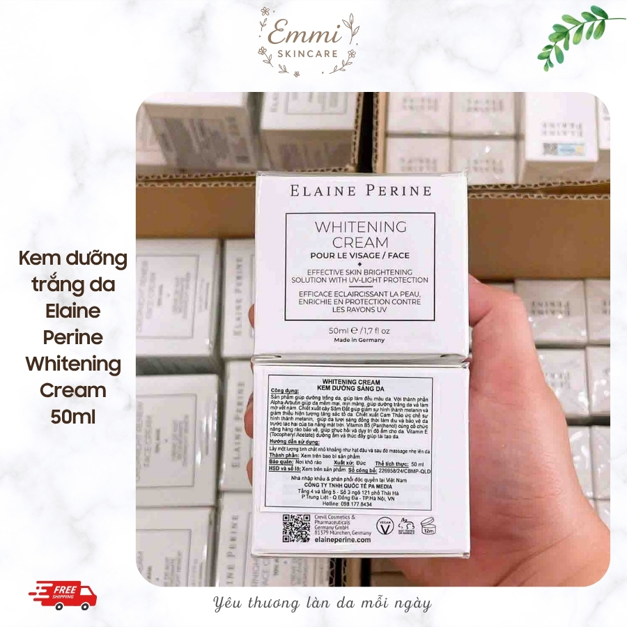 Kem Dưỡng Trắng Da Elaine Perine Whitening Cream 50ml