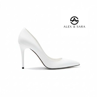 Giày cao gót nữ, mũi nhọn gót nhọn cao 10cm, chất da pu cao cấp, màu trơn bóng sang trọng - AL301