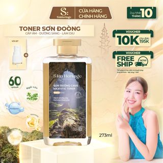 Toner Sơn Đoòng S:kin Heritage hỗ trợ cấp ẩm, dưỡng sáng cung cấp 60 Lợi Khuẩn cho da dầu, mụn 273ml