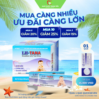 Que thử rụng trứng LH Tana, Ovu Tana - Dụng cụ phát hiện ngày rụng trứng, canh trứng, che tên sp