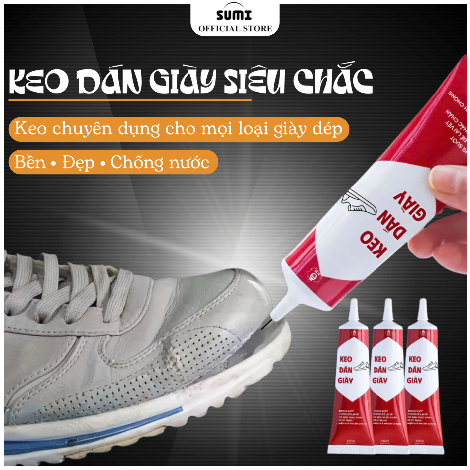 Kéo Dán Giày KiKo SUMI Siêu Dính Chắc Chống Thấm Nước Tiện Lợi An Toàn Da Tay