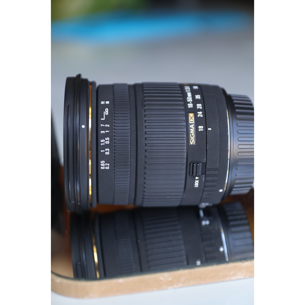 Ống kính SIGMA AF 18-50mm F2.8 EX DC Canon ef (Lens đẹp - 99%) - Ống kính Canon EF