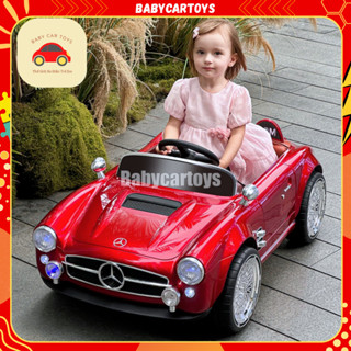 Xe ô tô điện trẻ em ABM 1688 có Ghế Nệm Da, Bánh Cao Su, xe điện cho bé kiểu dáng cổ điển [Ship hoả tốc HCM]