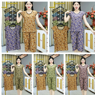 Bộ lửng trung niên có tay vải thun lạnh mềm mát