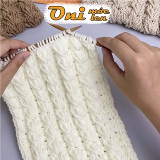  Set 4 Cuộn Len Ống Cotton Love Đan Móc Khăn Choàng Cổ Màu Tự Chọn 