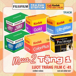 Film Cuộn 35mm hộp lẻ 1 cuộn 36exp Date Cao Film Kodak Ultramax 400 Color Plus Gold 200, Film Fuji C200 C400