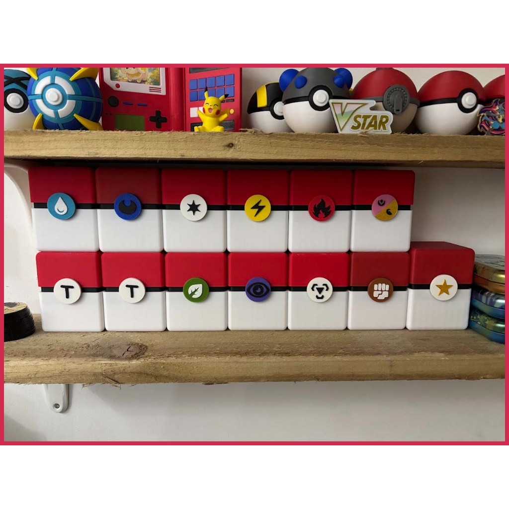 Hộp đựng thẻ bài Pokemon Card PSA BGS CGC theo hệ và thuộc tính  - Tiệm Đồ Chơi Manse