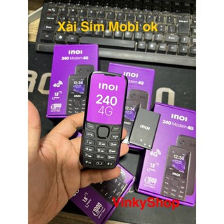  Điện Thoại 4G inoi 240 4G Xài sim MoBi ok - Bảo hành 12 tháng chính hãng 