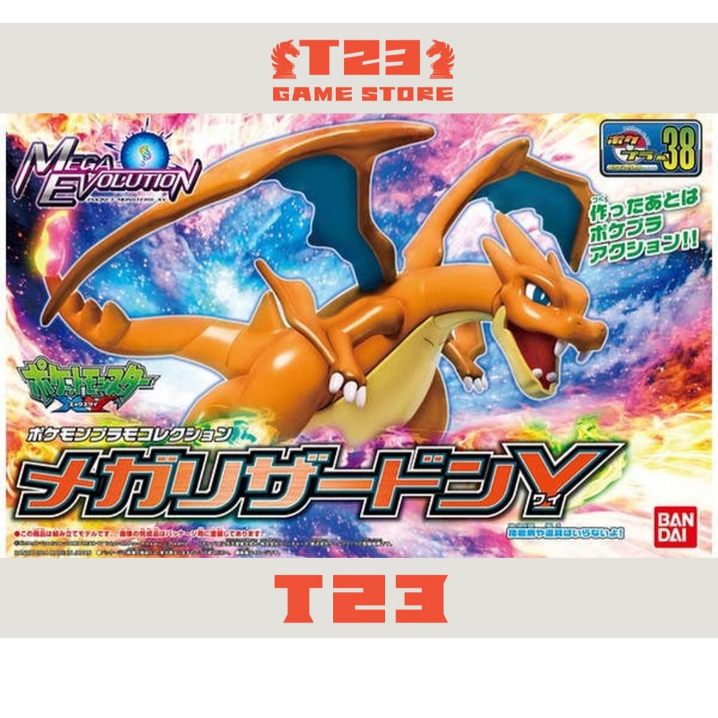 MÔ HÌNH MEGA LIZARDON Y – POKÉPLA COLLECTION 38 SELECT SERIES – MÔ HÌNH LĂP RÁP CHÍNH HÃNG BANDAI