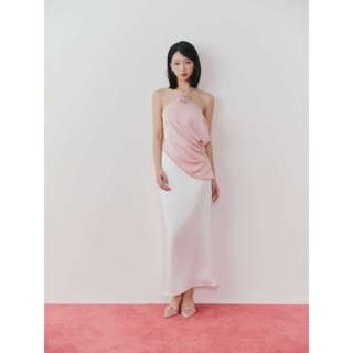  Áo Kiểu Nữ STEELYN Cổ Yếm Phối Hoa Hở Lưng Dễ Thương GOÛT DE JUN 