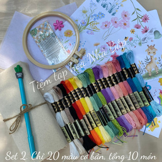 Set Tập Thêu Basic Dành Cho Người Mới Tập Thêu