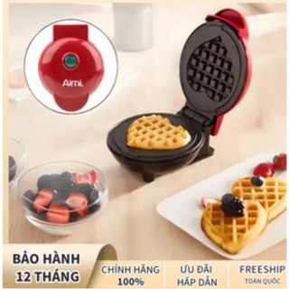 MÁY LÀM BÁNH- MÁY LÀM BÁNH QUẾ BÁNH KẸP WAFFLE MI NI MÁY TỰ LÀM BẰNG DIỆN.AN TOÀN .