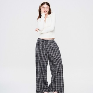  DOTTIE - Quần dài kẻ ô - Đen - Q0409 