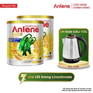 [KOL] Combo 2 lon sữa bột Anlene Gold hương vani lon 800g