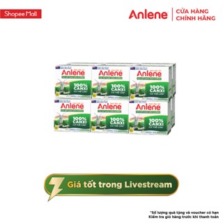 [KOL] Thùng 48 hộp sữa nước Anlene hương Vani đậm đặc ít béo 125ml