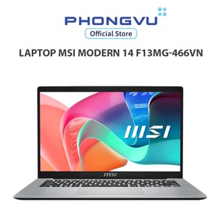  Laptop Msi Modern 14 F13MG-466VN  i5-1334U  Onboard graphics  16GB  512GB  Win 11  -  Bảo hành 24 tháng 