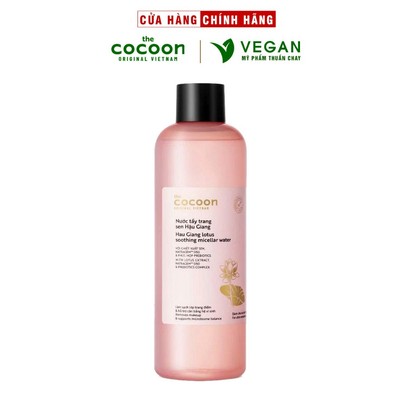 Nước tẩy trang sen Hậu Giang Cocoon Mỹ phẩm thuần chay