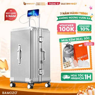 Vali Du Lịch Khung Nhôm B Bamozo Size 22/24/28 Cao Cấp Bảo Hành 10 Năm - Lỗi 1 Đổi 1 Trong 30 Ngày_Ultrapack