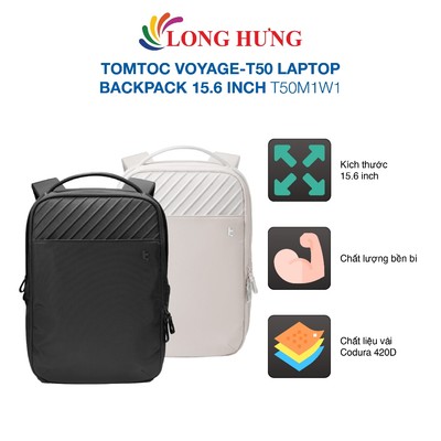Ba lô Tomtoc Voyage-T50 Laptop Backpack 15.6 inch T50M1W1 - Hàng chính hãng