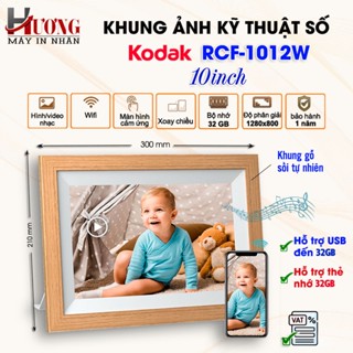  Khung ảnh chuyển động kỹ thuật số Kodak RCF-1012W màn hình 10 inch độ phân giải 1280x800 pixels 