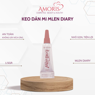 Keo Dán Mi Mlen Diary Eyelashes Special Glue An Toàn, Không Gây Kích Ứng 1.5Gr