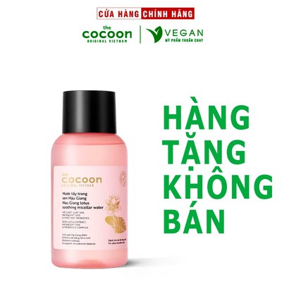 [HÀNG TẶNG KHÔNG BÁN] Nước tẩy trang sen Hậu Giang Cocoon 140ml Mỹ phẩm thuần chay