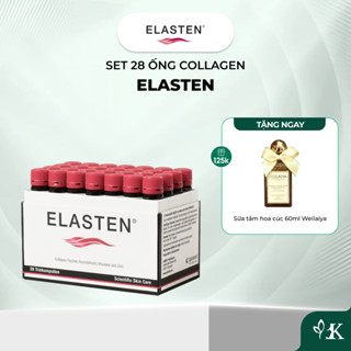 Collagen Elasten giúp da căng mịn, chống lão hóa, chắc khỏe tóc - Collagen Số 1 Tại Đức 28 ốngx25ml