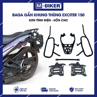  Baga Exciter 150 gắn thùng hông thùng top 28 lít đến 45 lít chính hãng M-Biker 