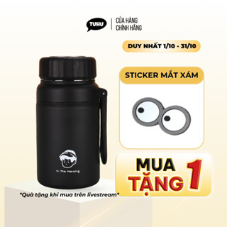 Bình giữ nhiệt khắc tên Fashion Cup 1000ml, bình uống nước kiểu dáng Hàn Quốc có khay lọc trà và tay cầm – TUHUHOUSE