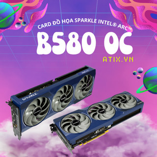   Giá Sỉ  Card Vga Đồ Họa Intel® ArcTM B580 12GB GDDR6 TITAN OC SPARKLE  BH 36 Tháng  