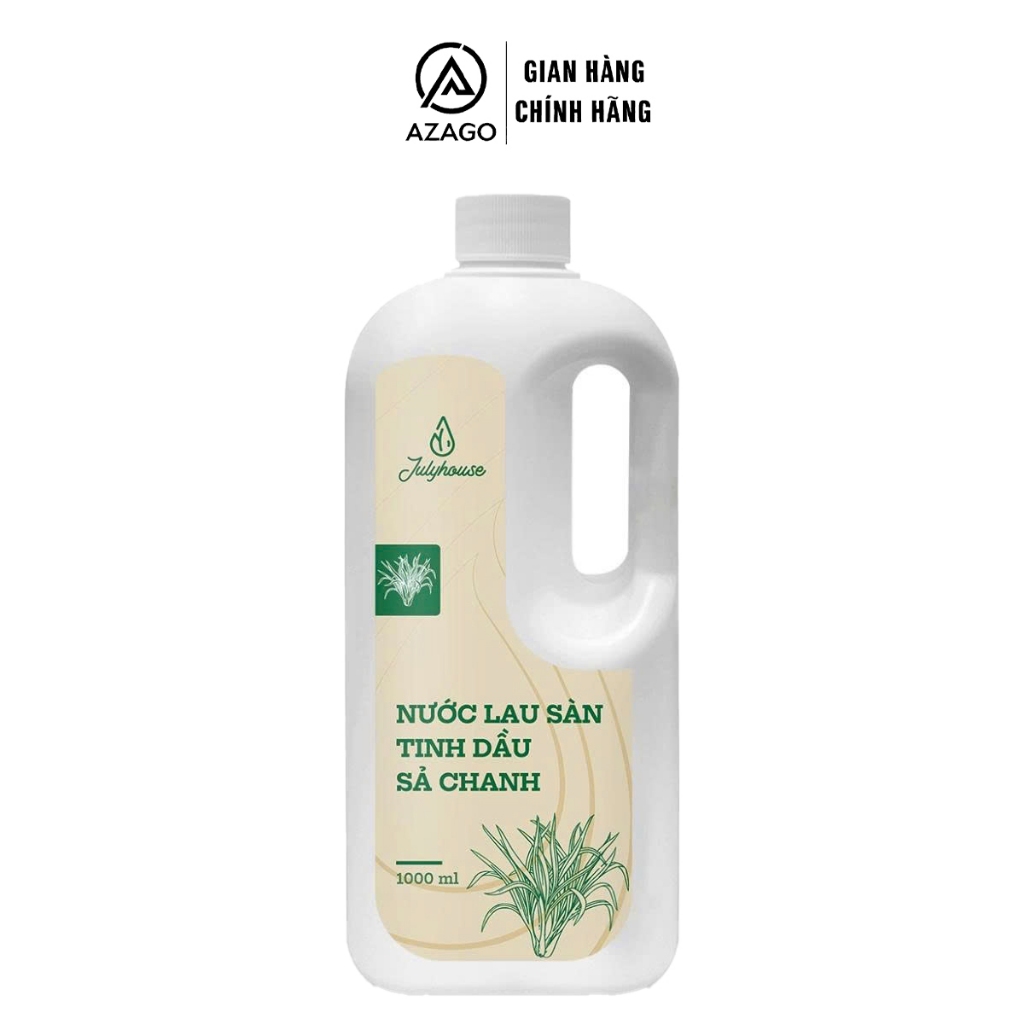 Nước lau sàn tinh dầu sả chanh 1000ml Julyhouse - AZAGOHN
