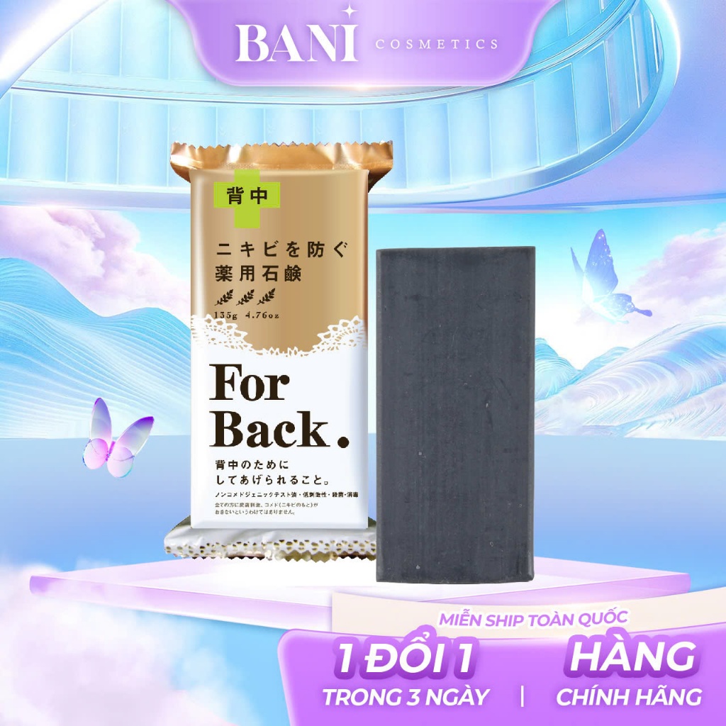 Xà Phòng Tắm Ngăn Ngừa Mụn Lưng Pelican For Back Soap Bar (135g)