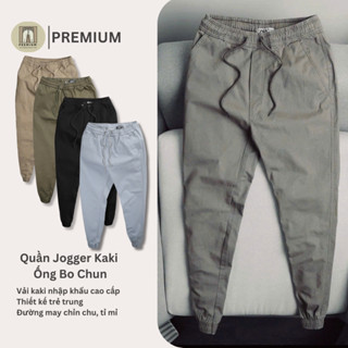 Quần Kaki Nam Jogger Ống Bo Chun Co Dãn - PREMIUM - Thoải mái và hiện đại