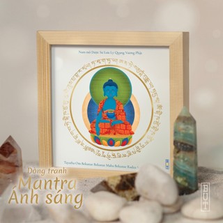 Tranh Phật Dược Sư Để Bàn | Tranh Phật Giáo Bình An Chữa Lành | Bụt Gallery