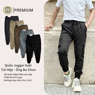 Quần Kaki Nam Jogger Túi Hộp, Ống bo chun - PREMIUM - Kiểu Dáng Hàn Quốc trẻ trung