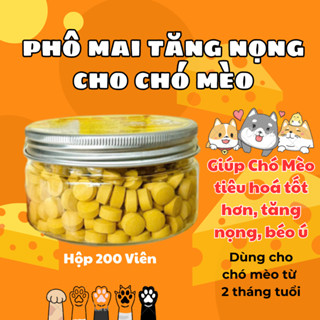 Phô mai tăng nọng cho chó và mèo Cheese Ball siêu thơm ngon giúp hỗ trợ tiêu hóa và lên form