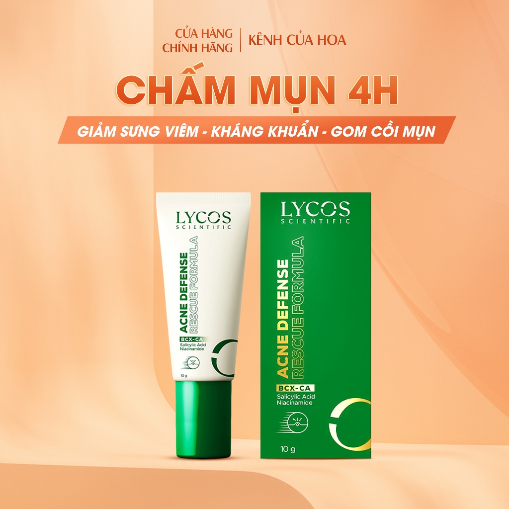 [Kem Chấm Mụn Lycos Chính Hãng] Giảm Sưng Đỏ, Ngừa Thâm, Phục Hồi Da Mụn – Mỹ Phẩm Lycos