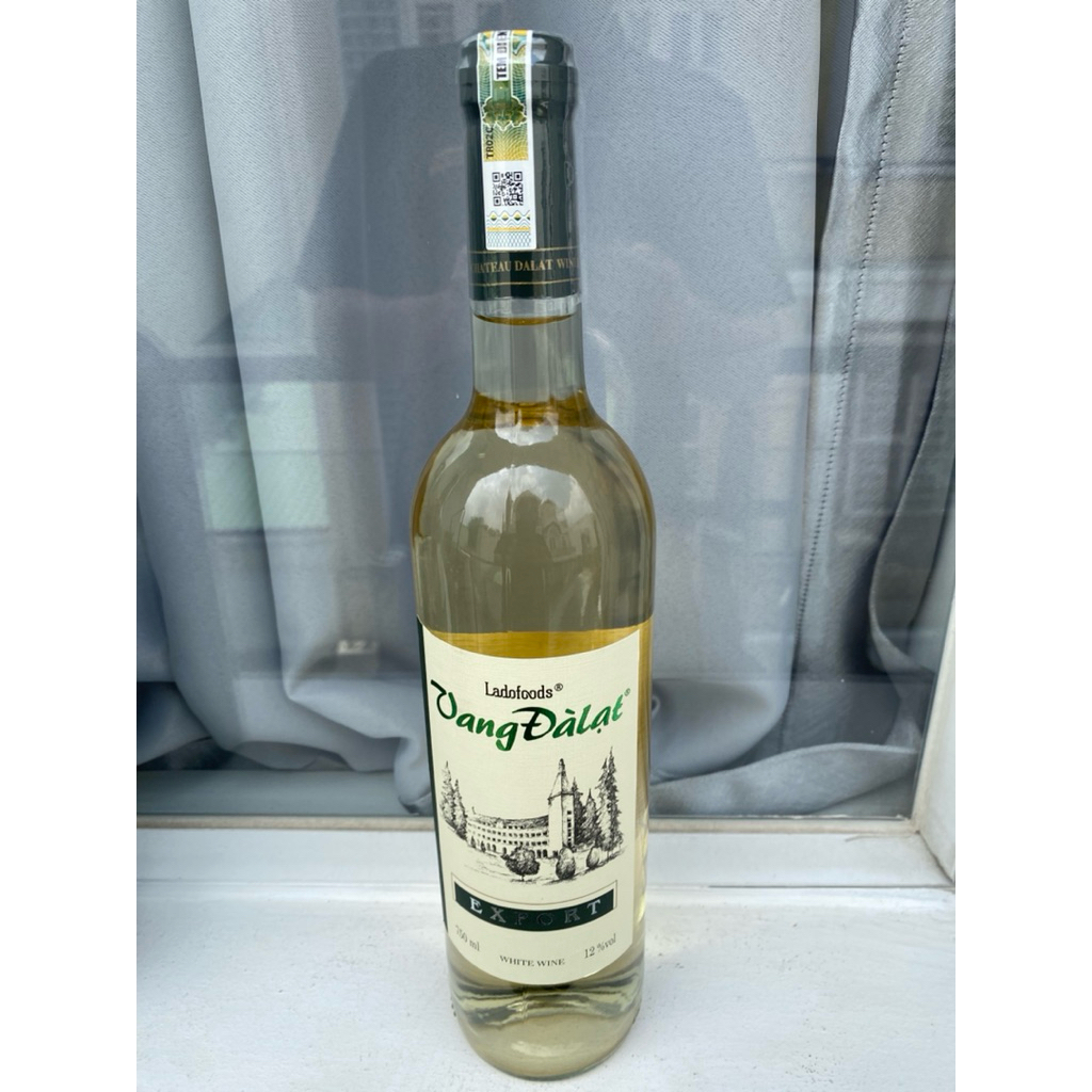Vang Đà Lạt Export Trắng 12% 750ml