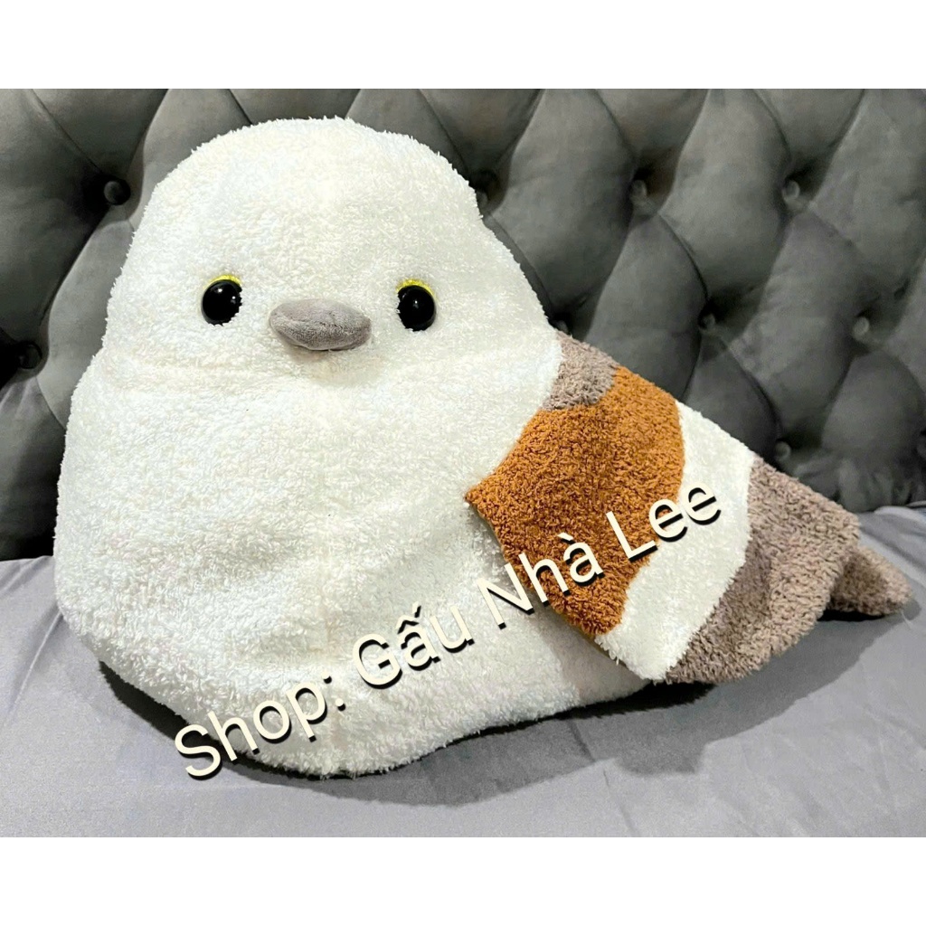 [ Nhật Bản ] [MS1575] Bé gấu bông Chim Shima Enaga Amuse, size ngang 50cm, lông mềm mịn, hàng mới, f